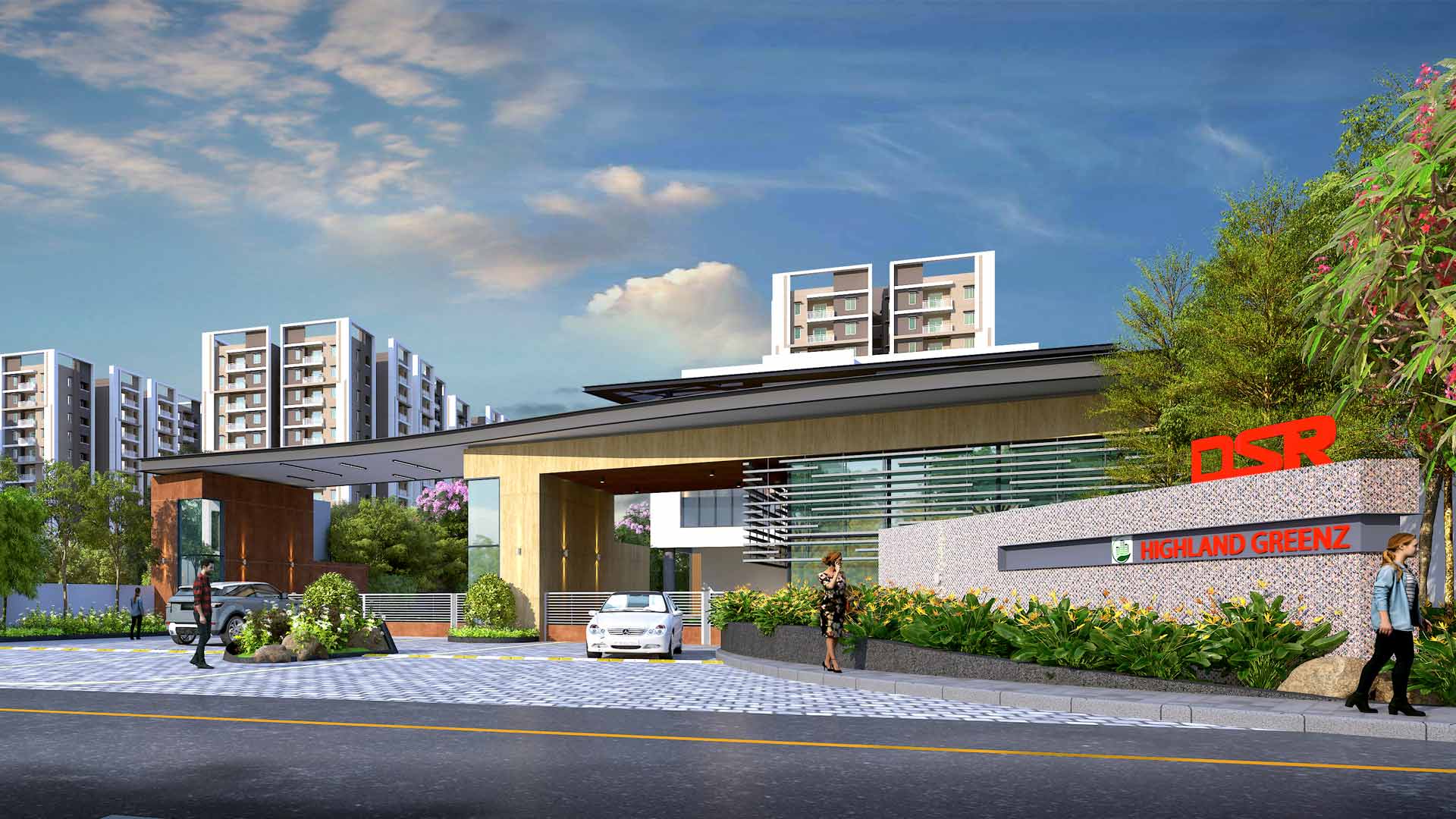 DSR Highland Greenz entry exit arch in Doddakannelli Bengaluru